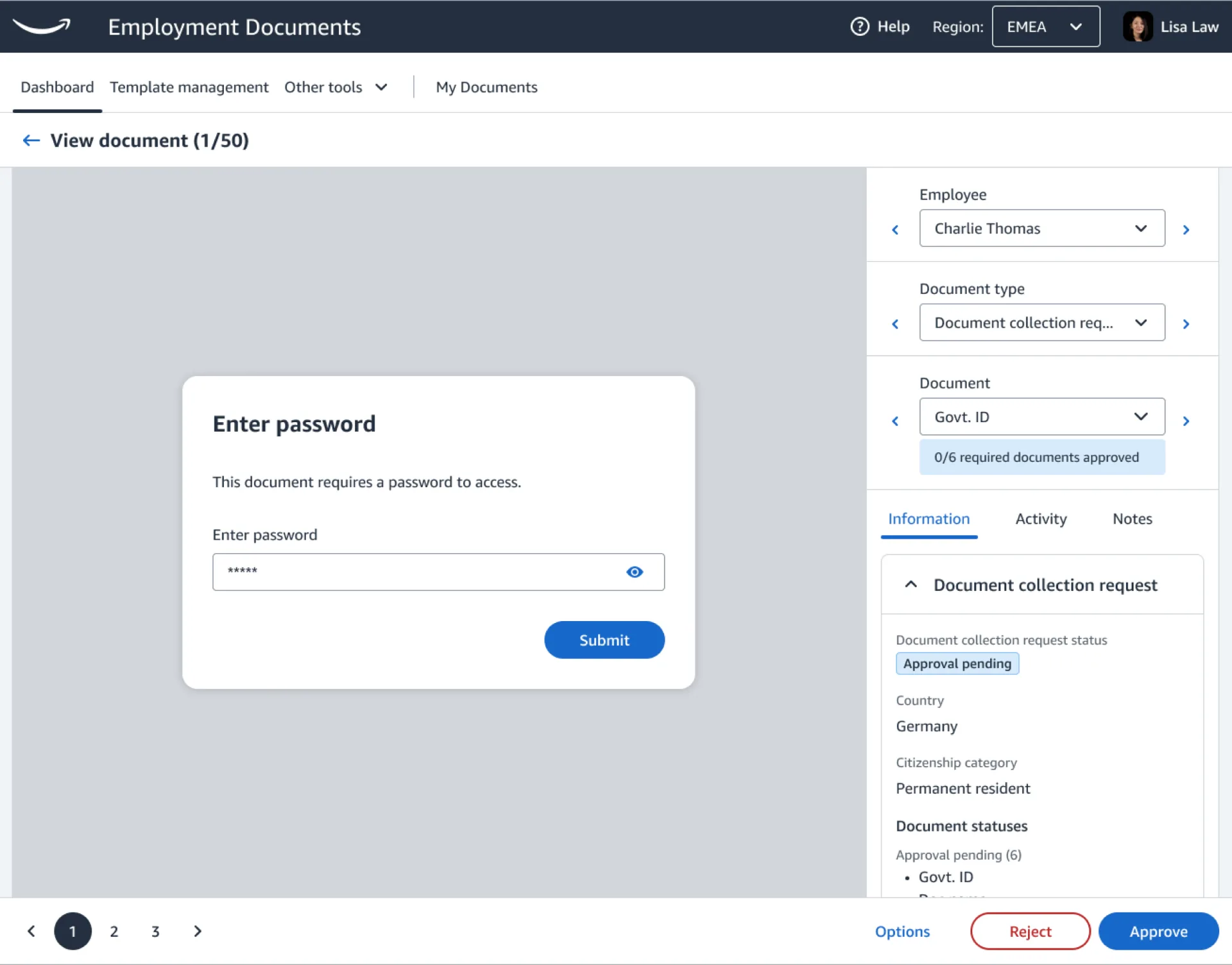 Redesigned document viewing experience