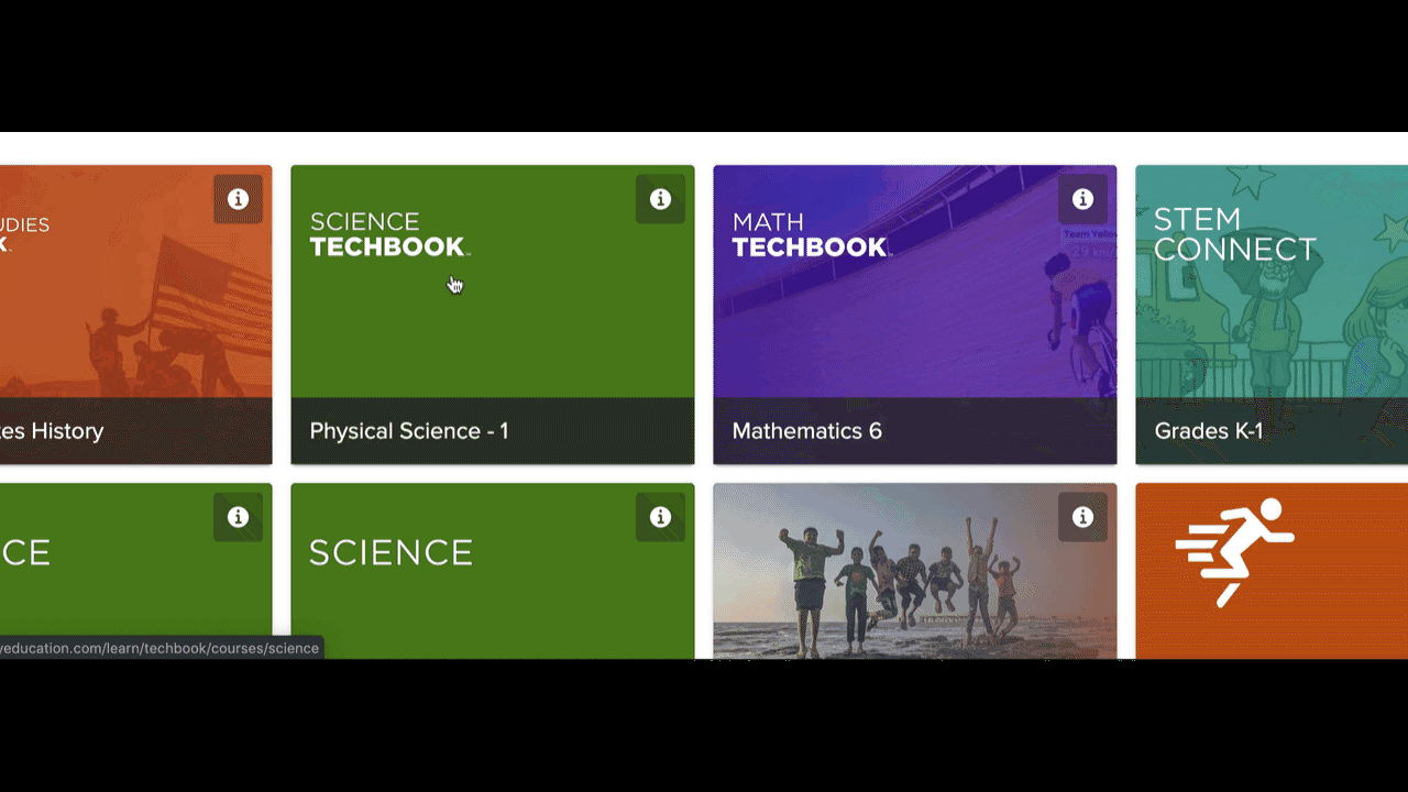 Drag and drop card interaction demonstration
