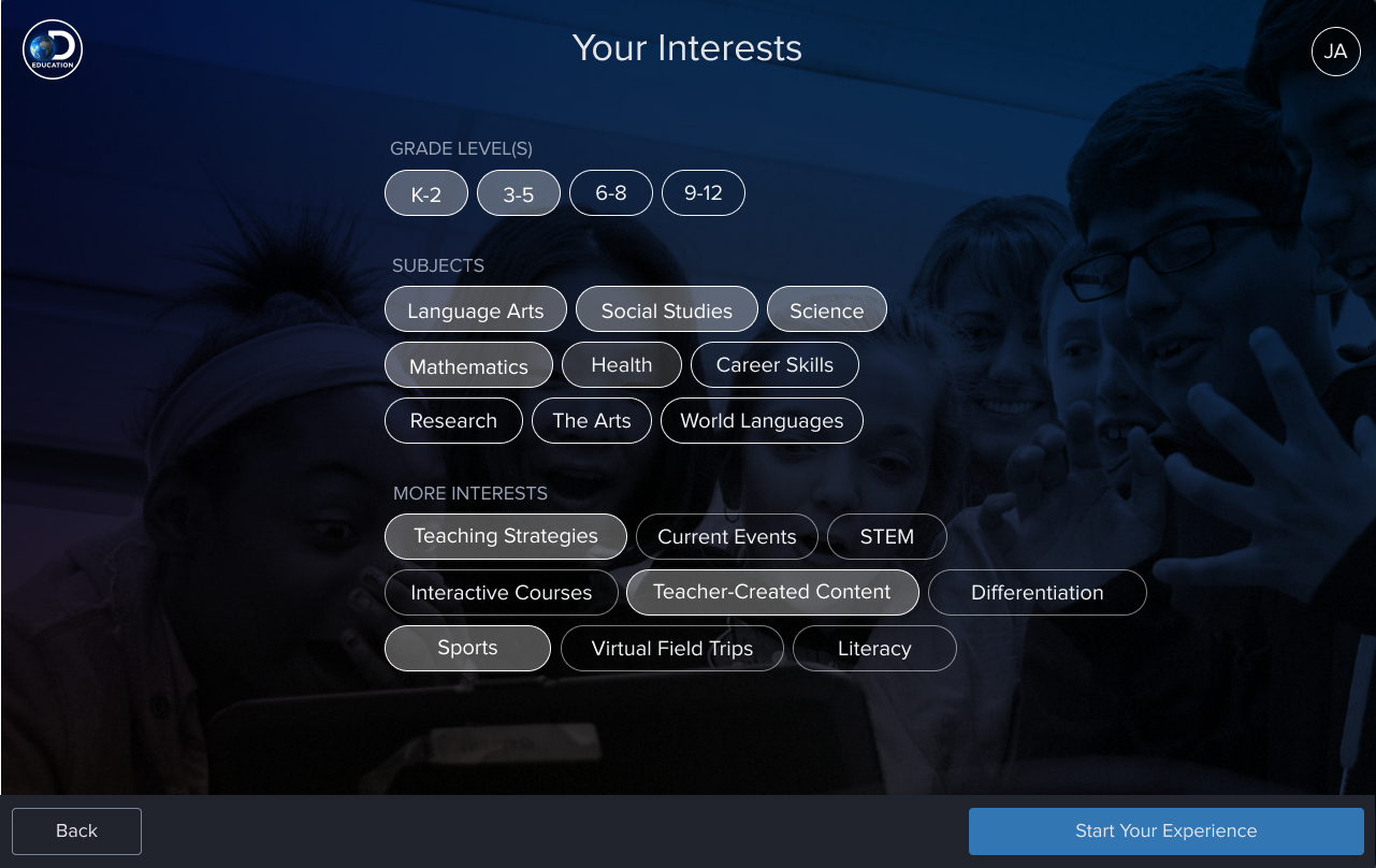 Intermediate onboarding iteration