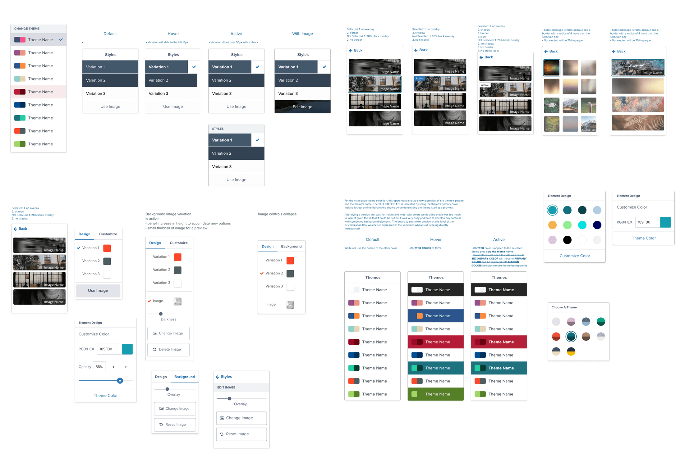 Guided customization interface in Studio
