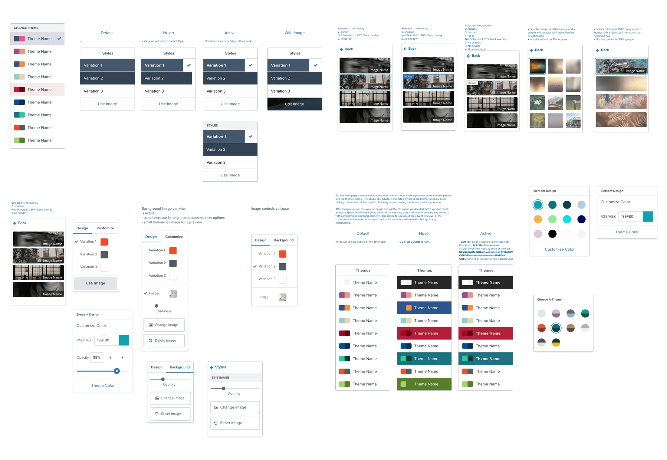 Guided customization interface in Studio